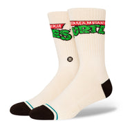 "Teenage Mutant Ninja Turtles" Turtles Crew Socks - Off White