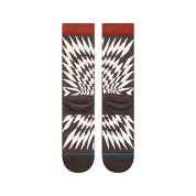 Frackle Crew Socks - Dark Brown