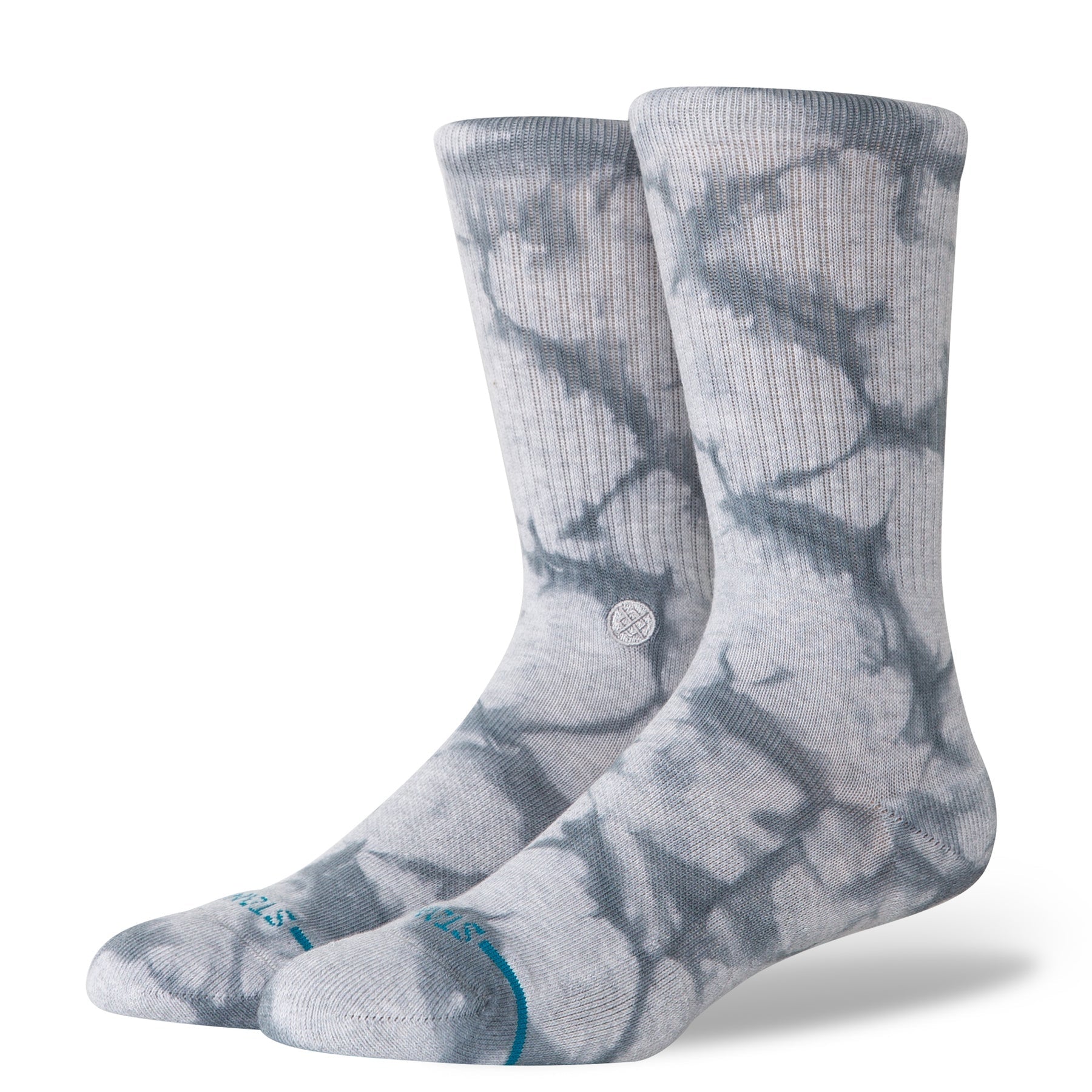 Icon Dye Crew Socks - Grey