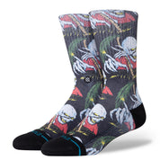 Palm Slayer Crew Socks - Black