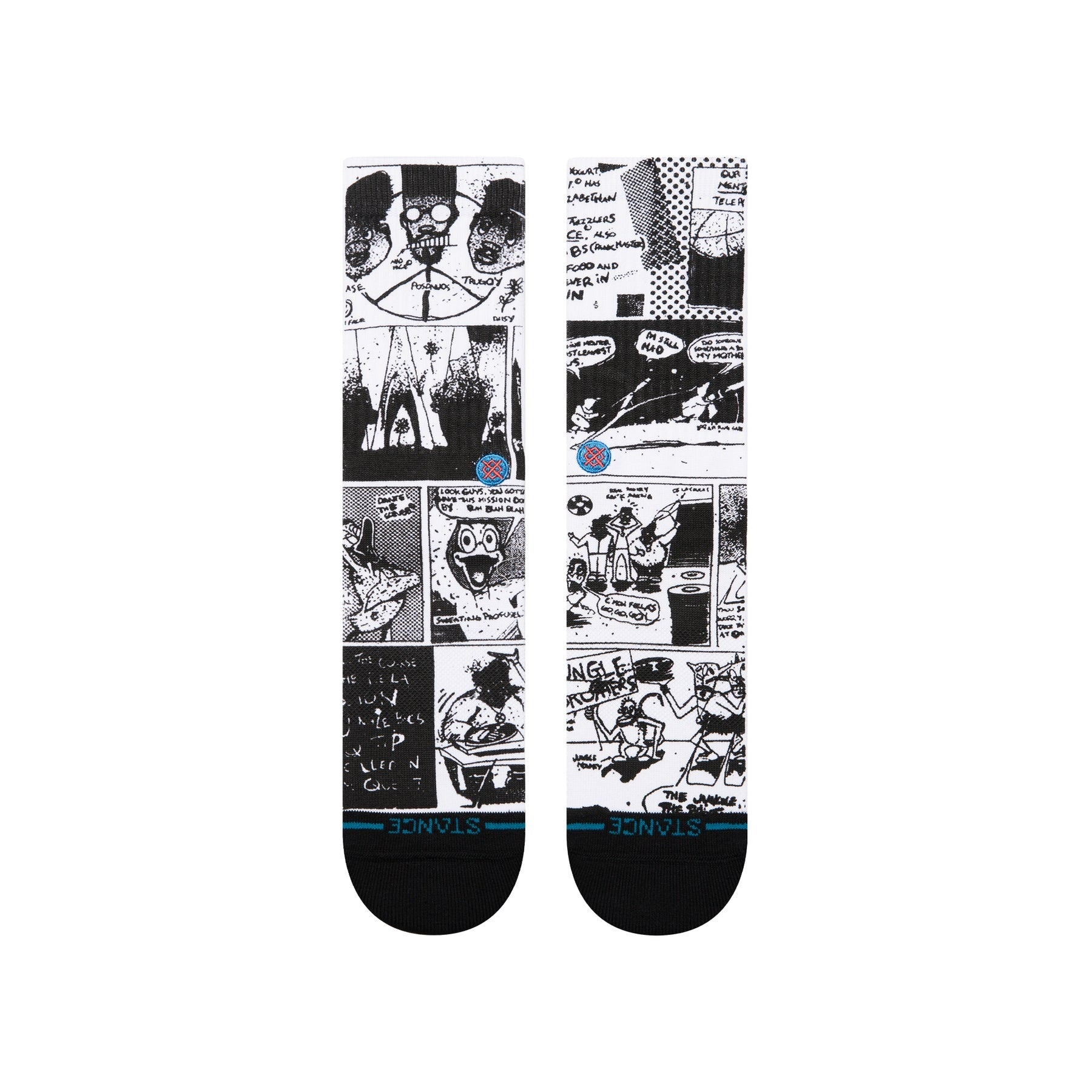 Chaussettes The Sleeve Crew « De La Soul » - Noir/Blanc 