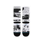 "De La Soul" The Sleeve Crew Socks - Black/White