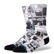 "De La Soul" The Sleeve Crew Socks - Black/White