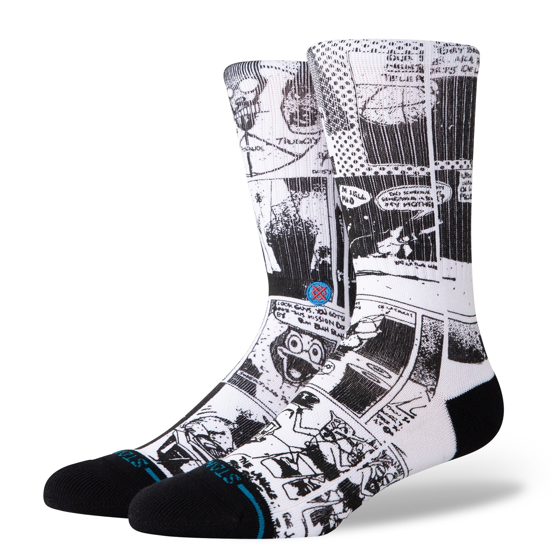 Chaussettes The Sleeve Crew « De La Soul » - Noir/Blanc 