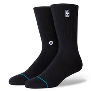 "NBA" Logoman Crew Socks - Black