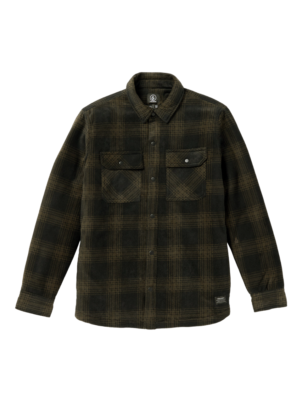 Bowered Fleece Flannel - Bison