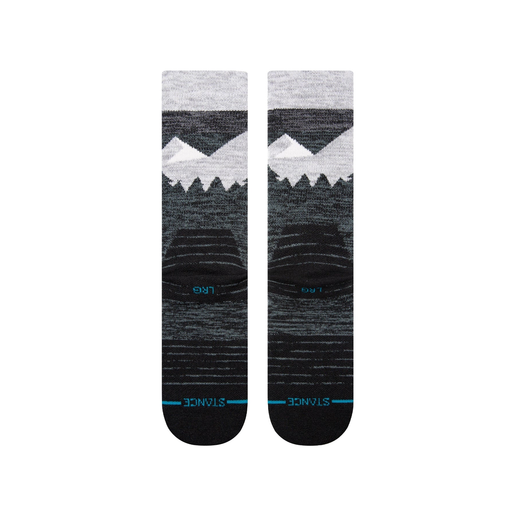 Divided Crew Socks - Heather Grey