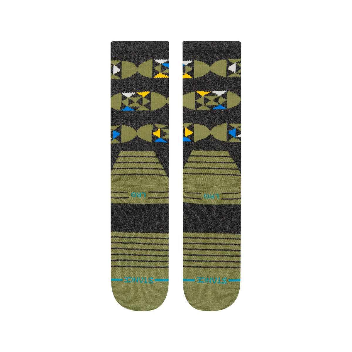 Geodes Crew Socks - Black