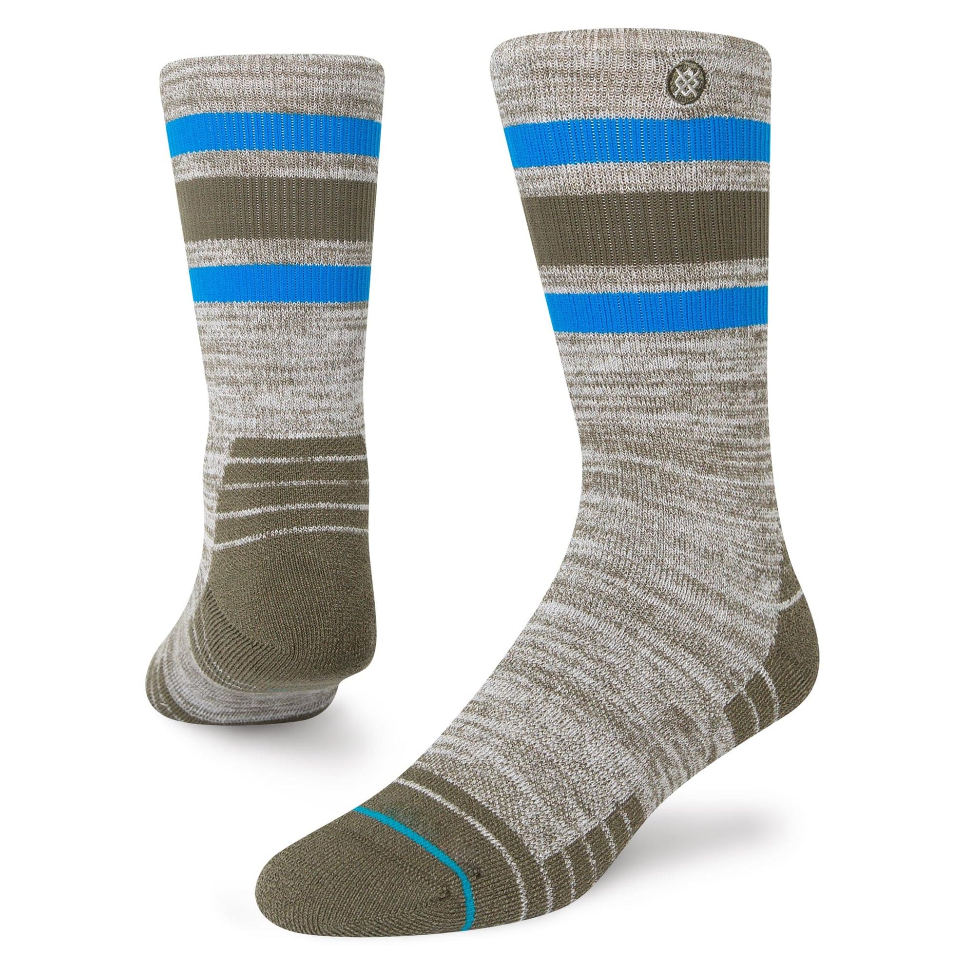 Chaussettes d'équipage Pass Thru Ridge - Gris