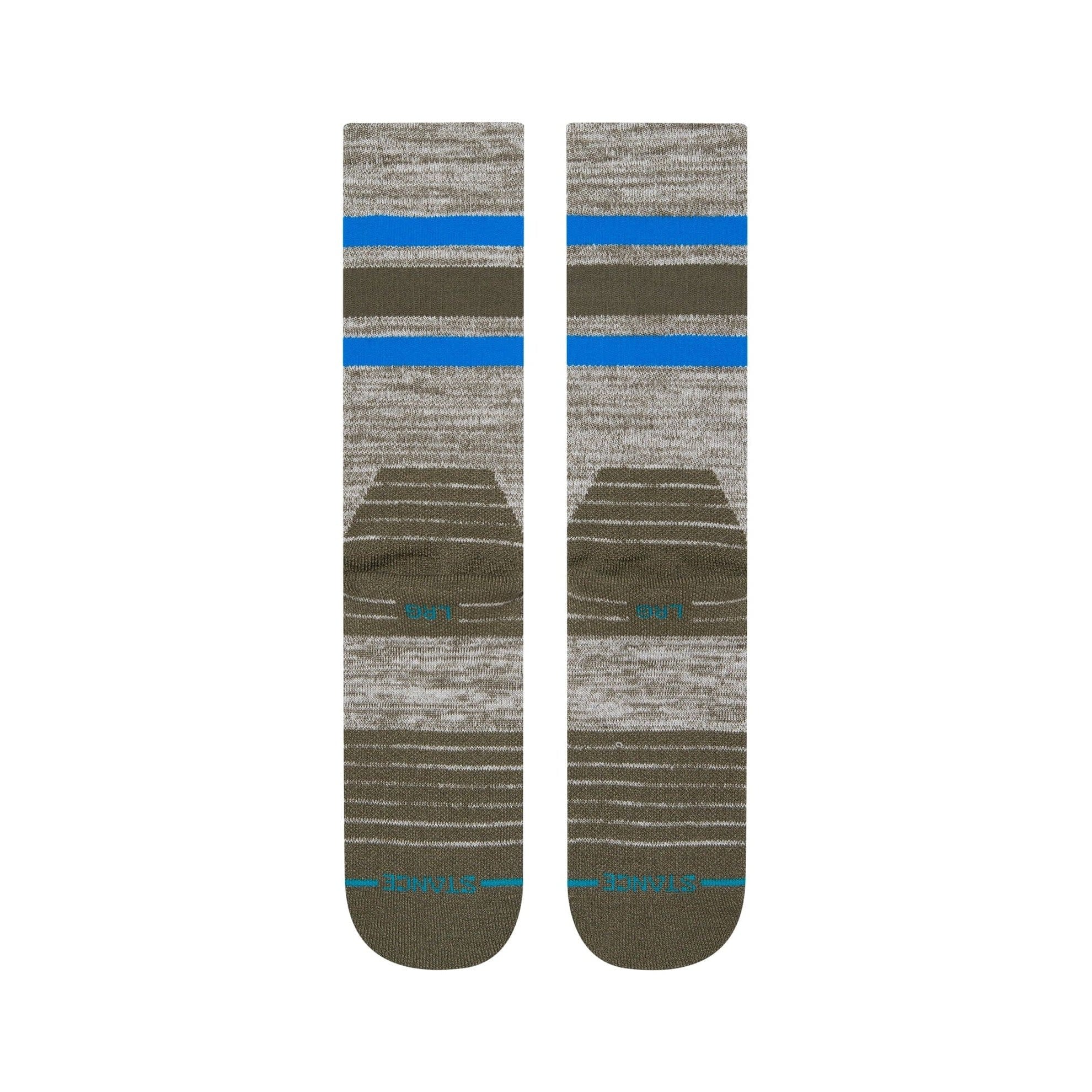 Pass Thru Ridge Crew Socks - Grey