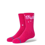 Kids Barbie My Dream My Future Crew Socks - Pink