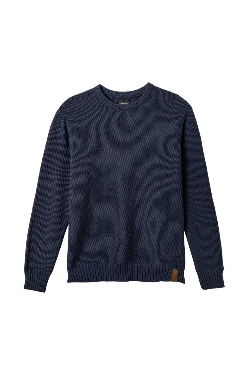 Jacques Waffle Knit Sweater - Ombre Blue