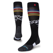 Fish Tail Snow Over The Calf Socks - Black