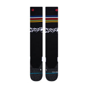 Fish Tail Snow Over The Calf Socks - Black