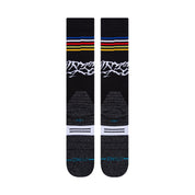 Fish Tail Snow Over The Calf Socks - Black