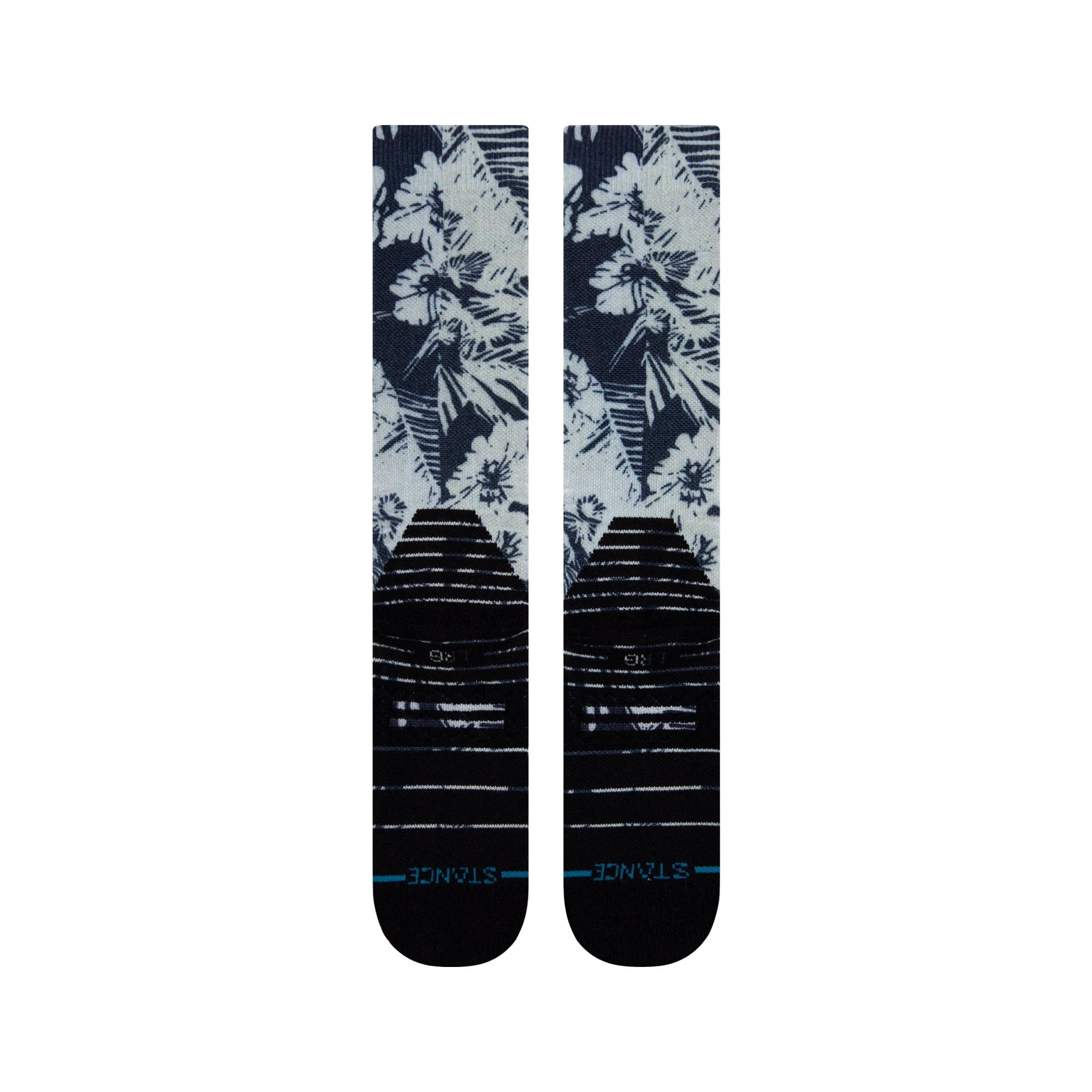 Icy Trop Over The Calf Socks - Black