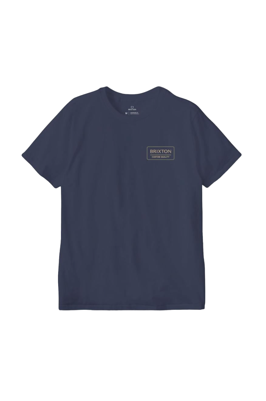 T-shirt standard Palmer Proper S/S - Bleu marine délavé/surplus olive/sable