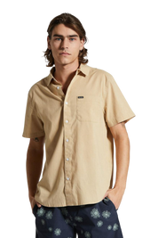 Charter Sol Wash S/S Woven Shirt - Oat Milk Sol Wash