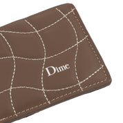 Quilted Bifold Wallet - Brown