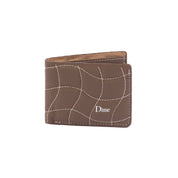 Quilted Bifold Wallet - Brown