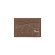 Quilted Cardholder - Brown