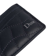 Quilted Cardholder - Dark Blue