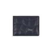 Quilted Bifold Wallet - Dark Blue