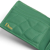 Quilted Bifold Wallet - Grass