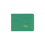 Quilted Bifold Wallet - Grass