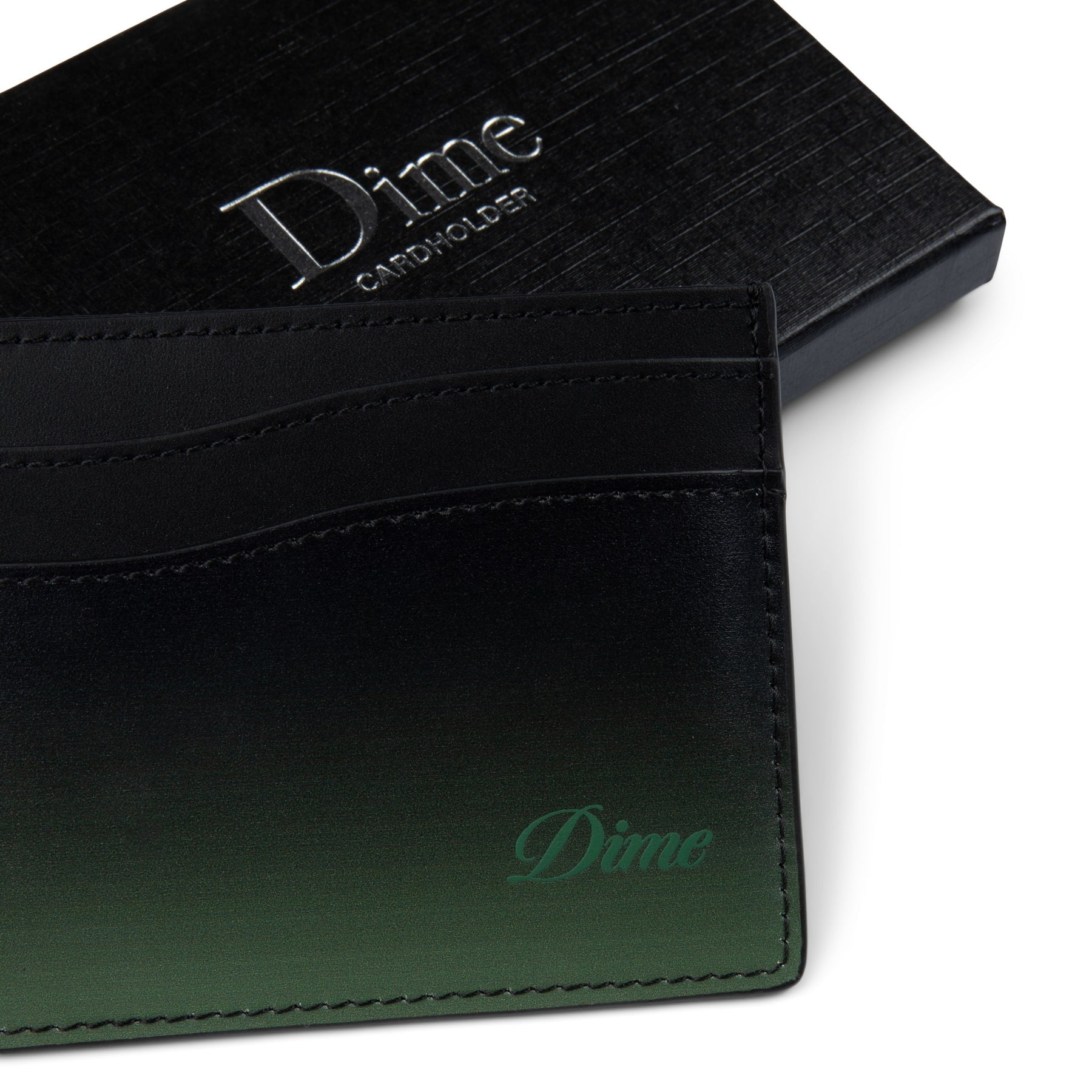 Cursive Gradient Cardholder - Green