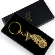 Bones Keychain - Gold