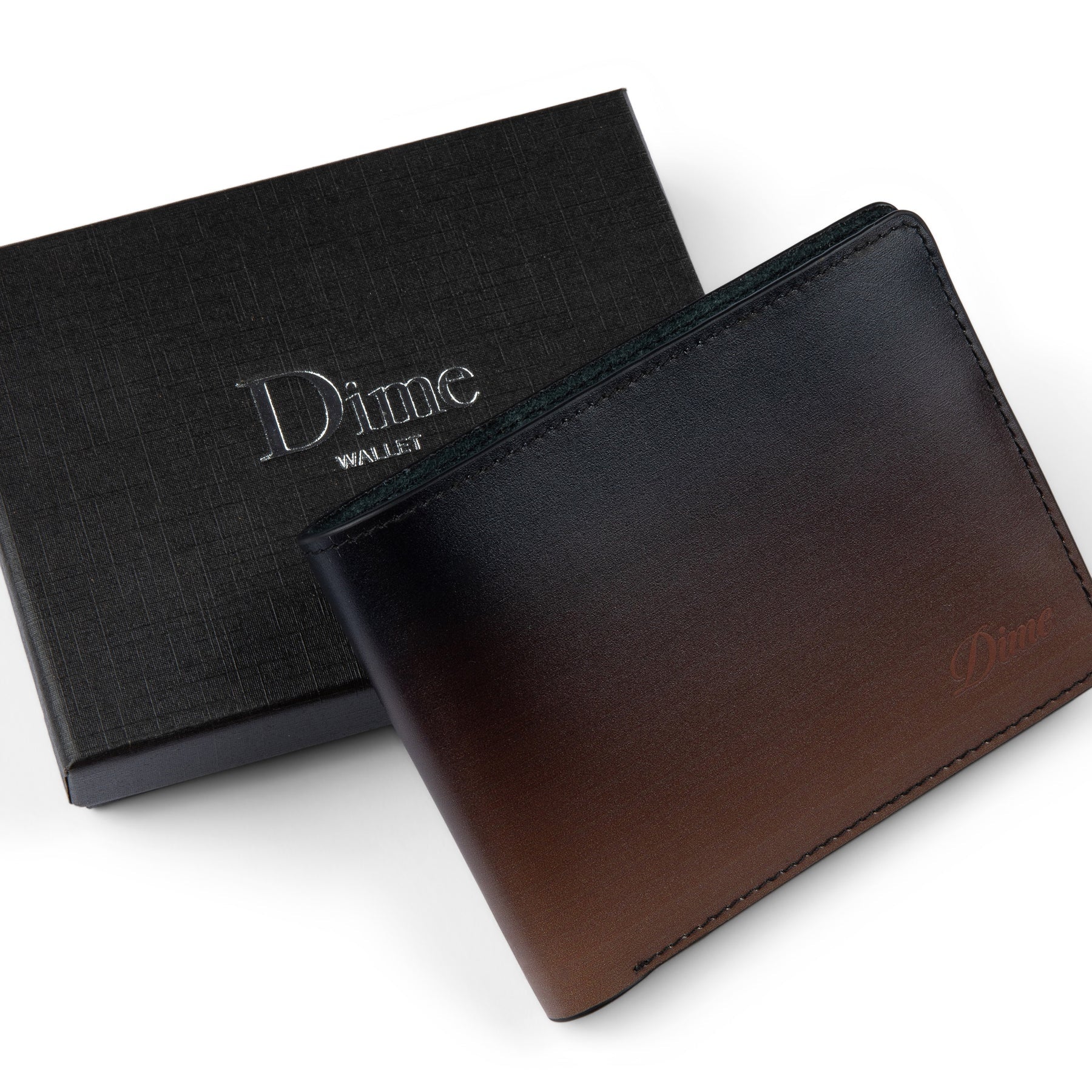 Cursive Gradient Wallet - Copper