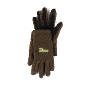 Classic Polar Fleece Gloves - Military Brown