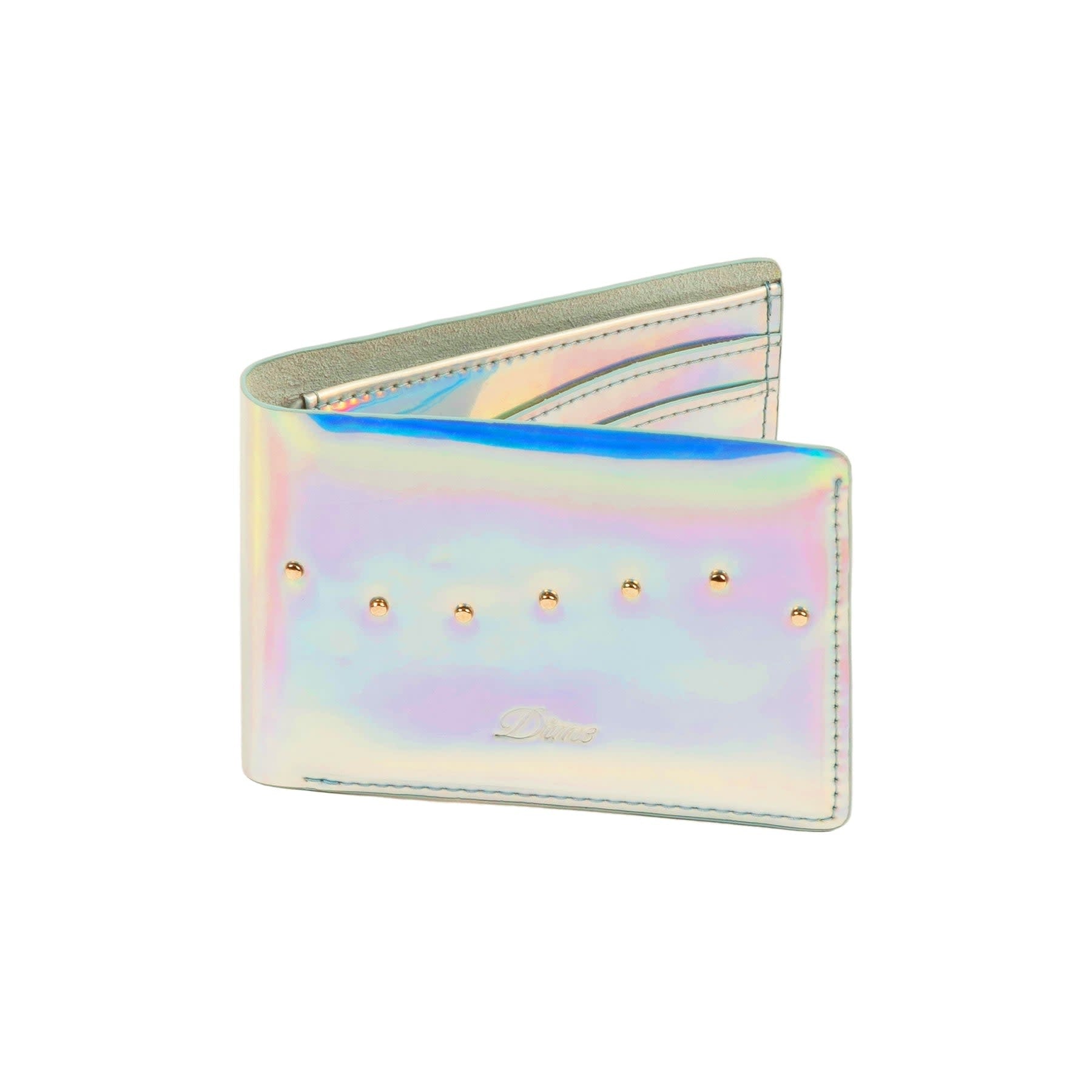 Studded Bifold Wallet - Holographic