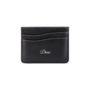 Cursive Cardholder - Black Leather