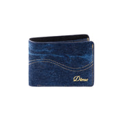 Cursive Bifold Wallet - Indigo Denim