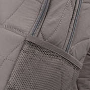 Quilted Backpack - Charcoal