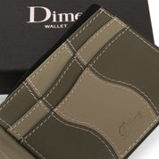 Wave Leather Wallet - Sage