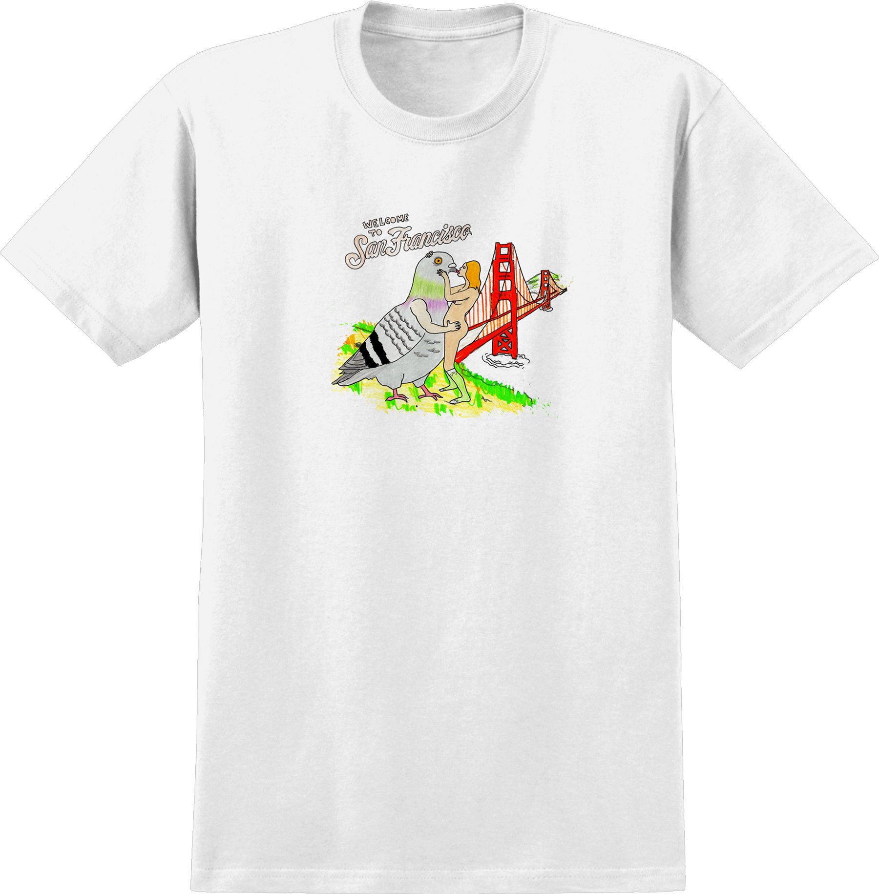 Pigeon Vision Porous T-Shirt - White