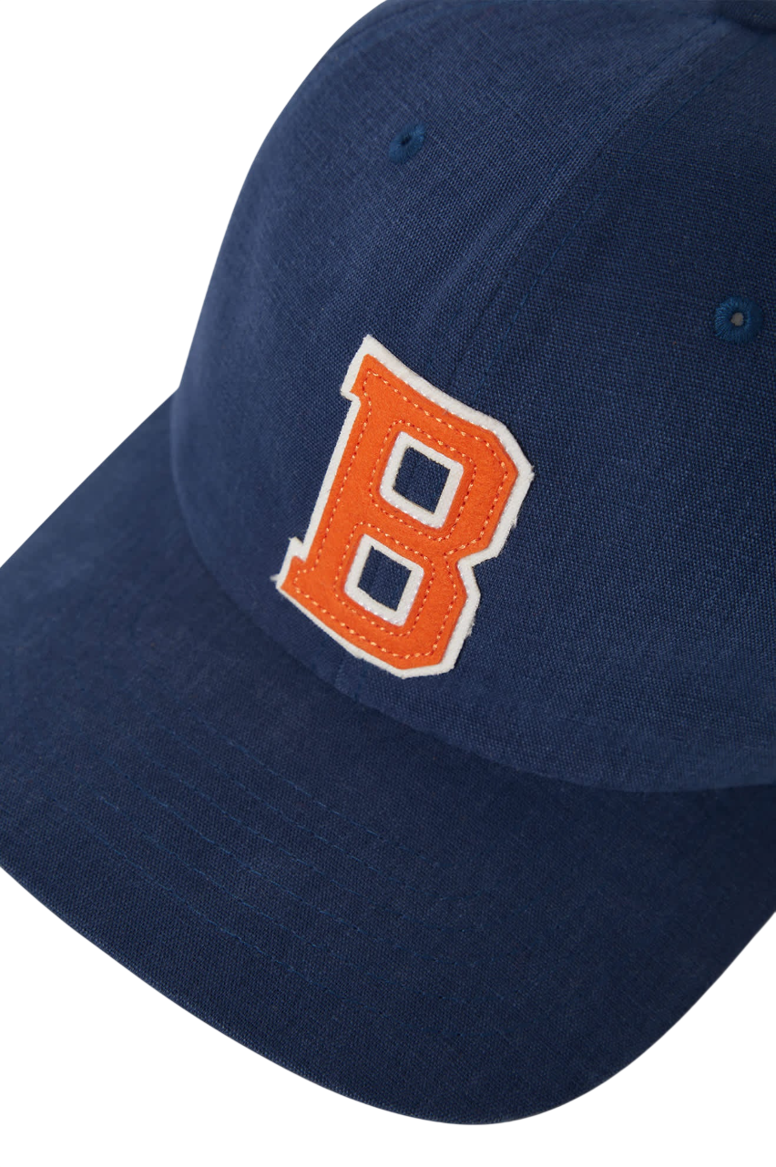 Big B Adjustable Hat - Midnight Blue/Orange