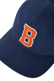 Big B Adjustable Hat - Midnight Blue/Orange