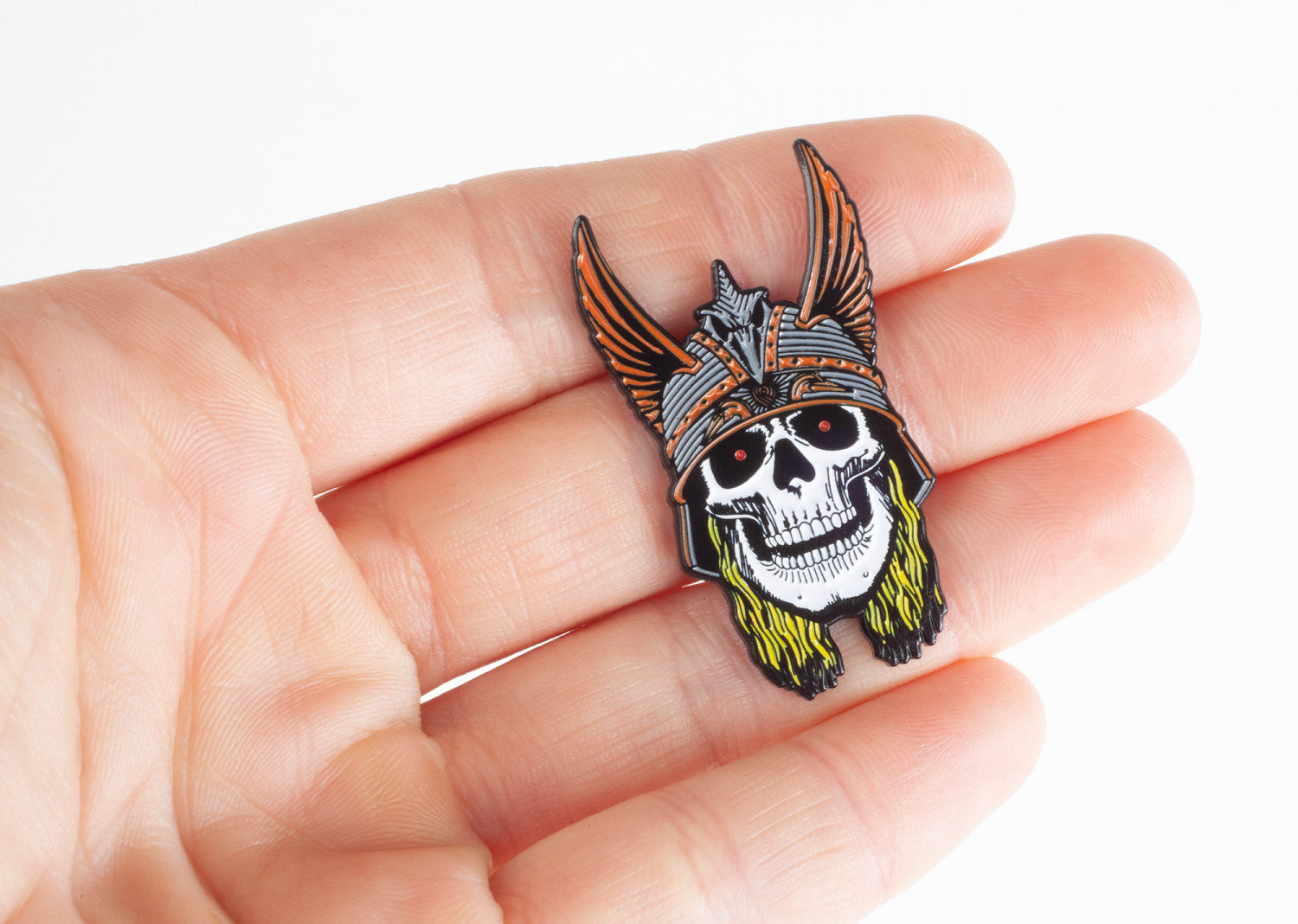 Andy Anderson Skull Lapel Pin