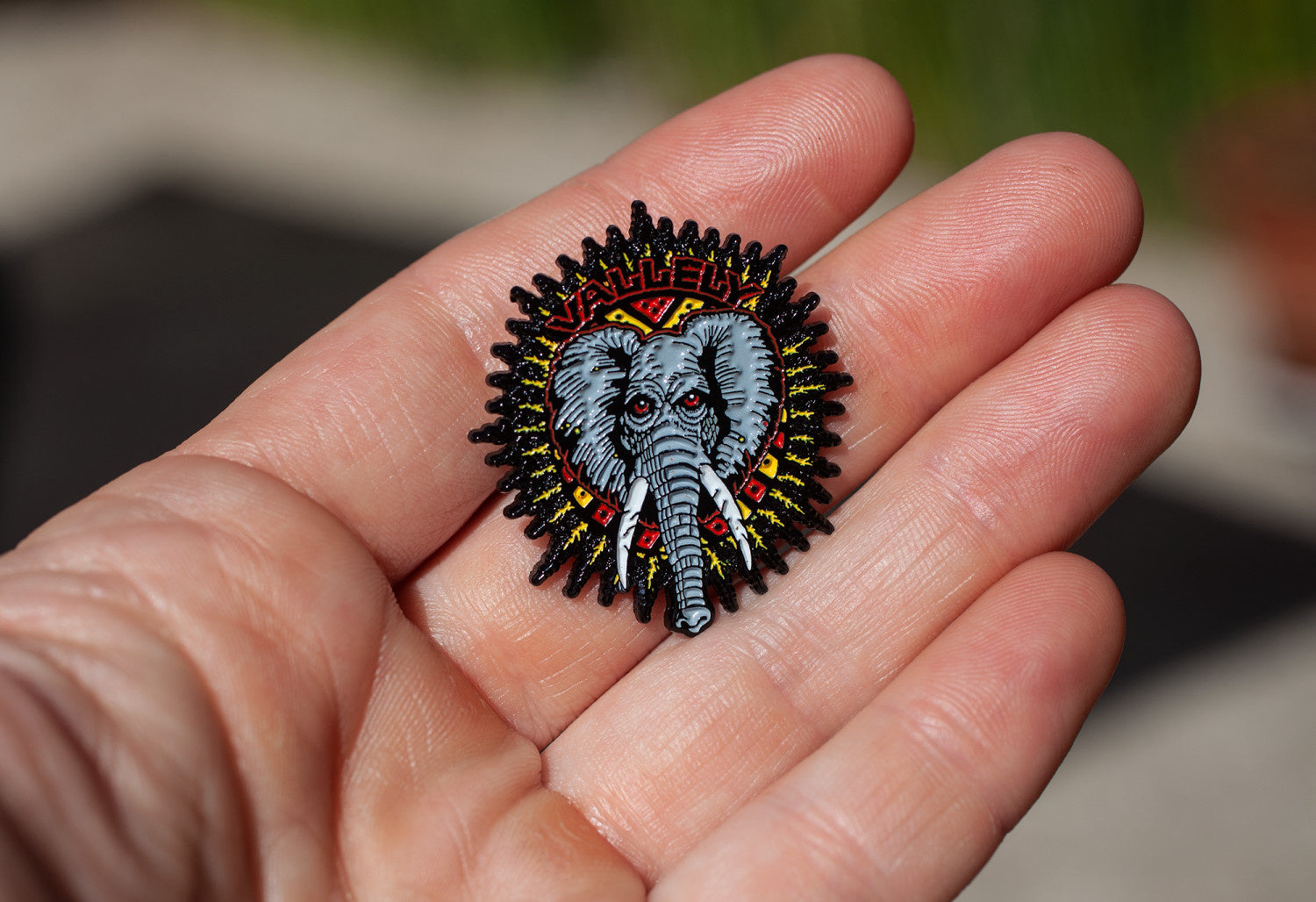 Mike Vallely Elephant Lapel Pin