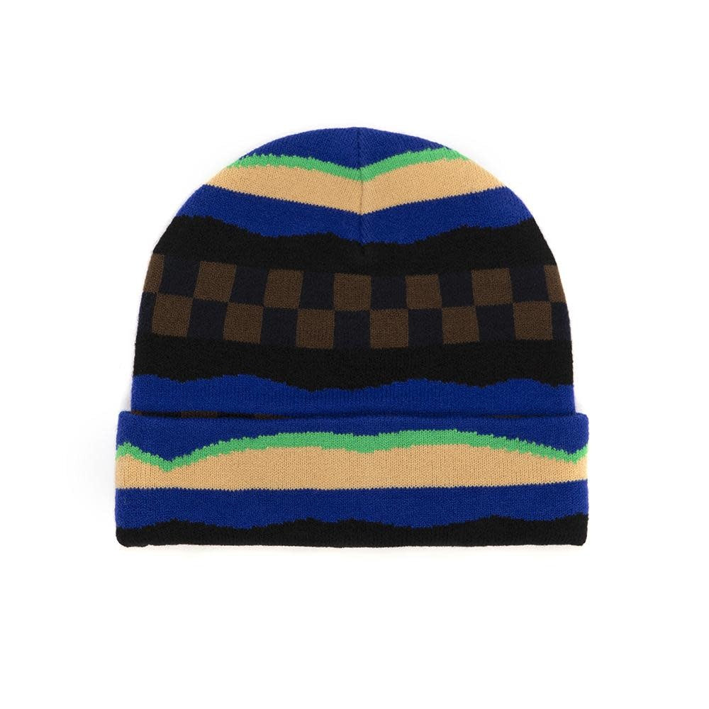 Checked In Beanie - Brown