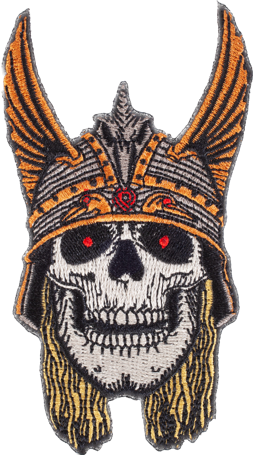 Andy Anderson Skull Patch 4"