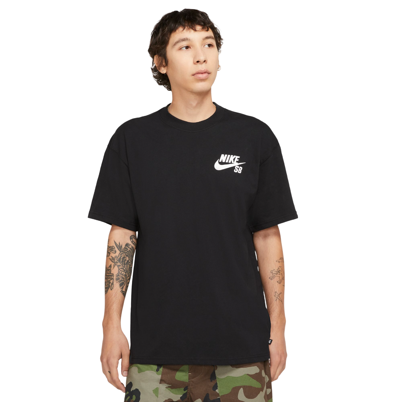 Logo Skate T-Shirt - Black/White