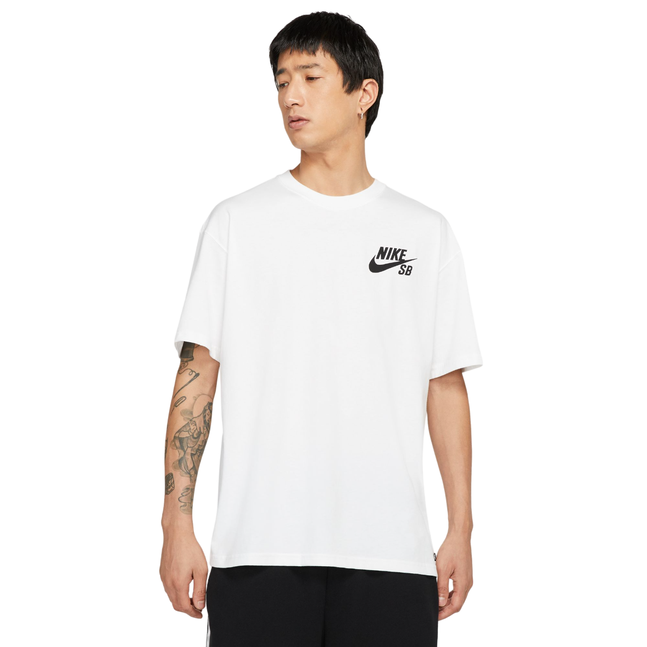 Logo Skate T-Shirt - White/Black