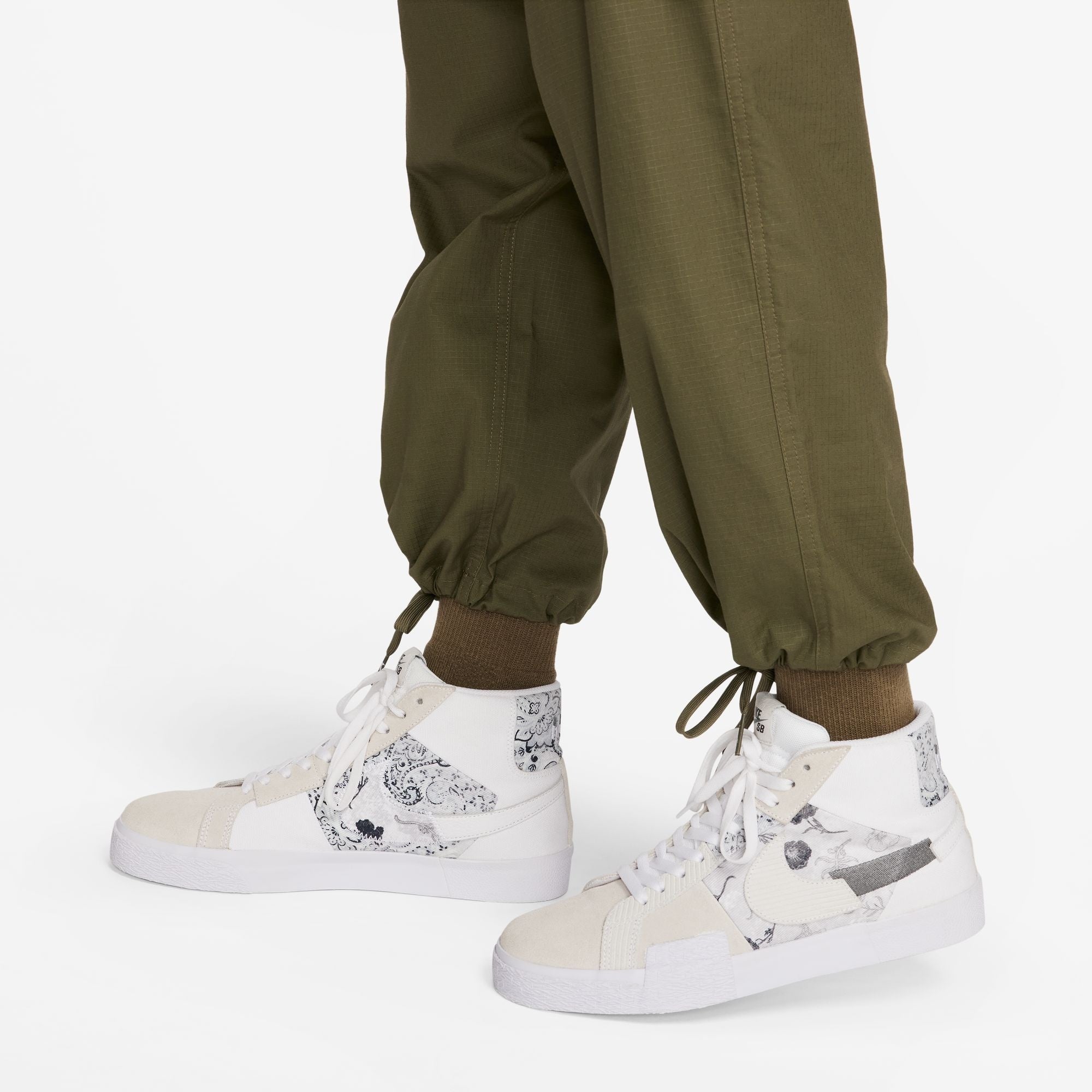 Pantalon de skate cargo Kearny - Olive moyen