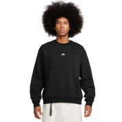 Fleece Skate Crew - Black/White