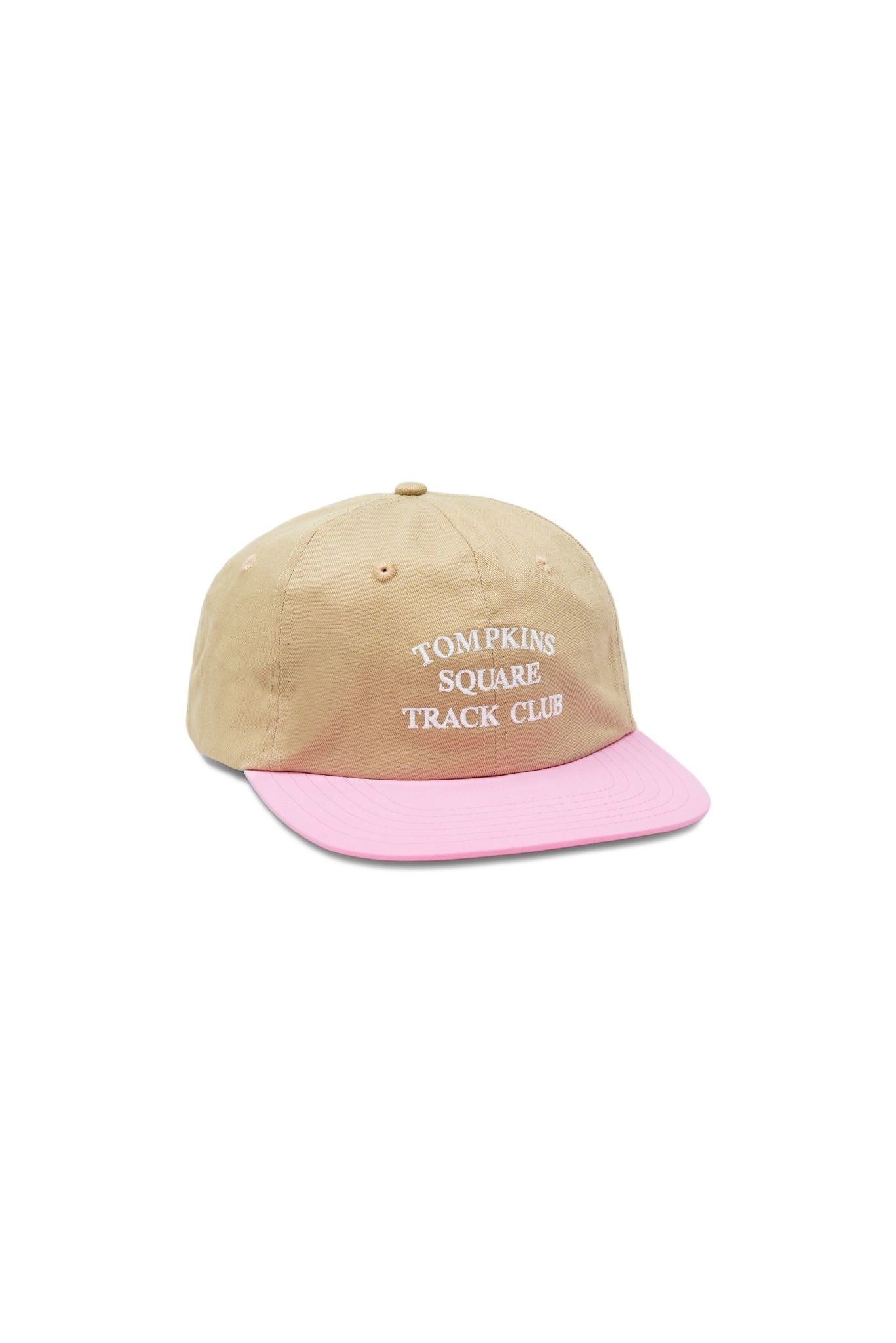 Track Club Cap - Tan/Pink